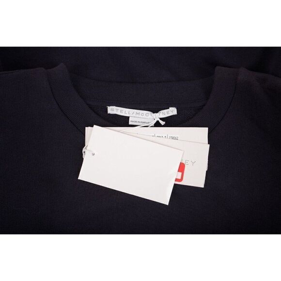 Stella McCartney Womans Sweater Embellished Crewneck IT 36 US 4 Navy Blue NWT - Picture 7 of 7